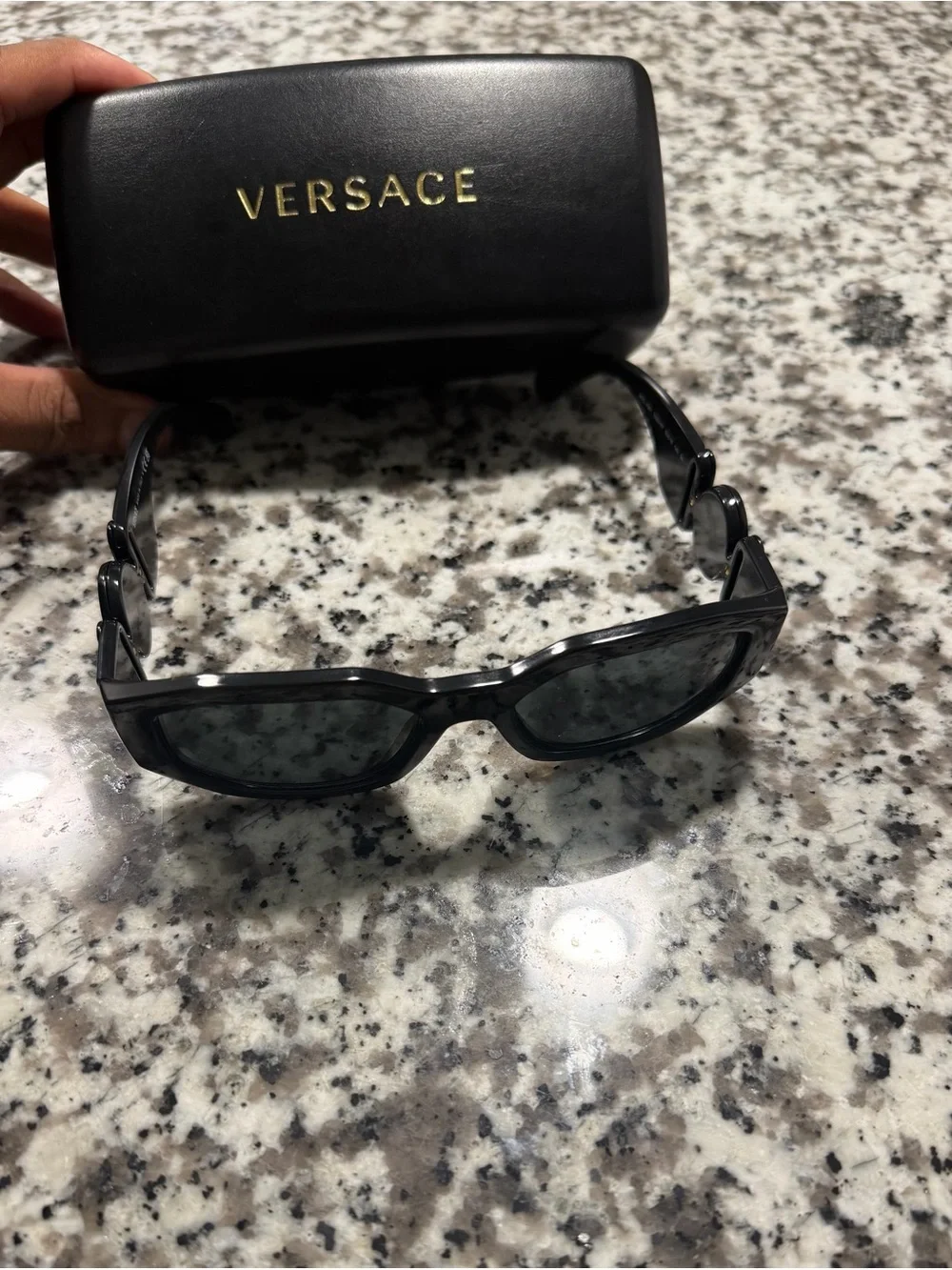 Versace Medusa Biggie VE 4361 All Black Sunglasses